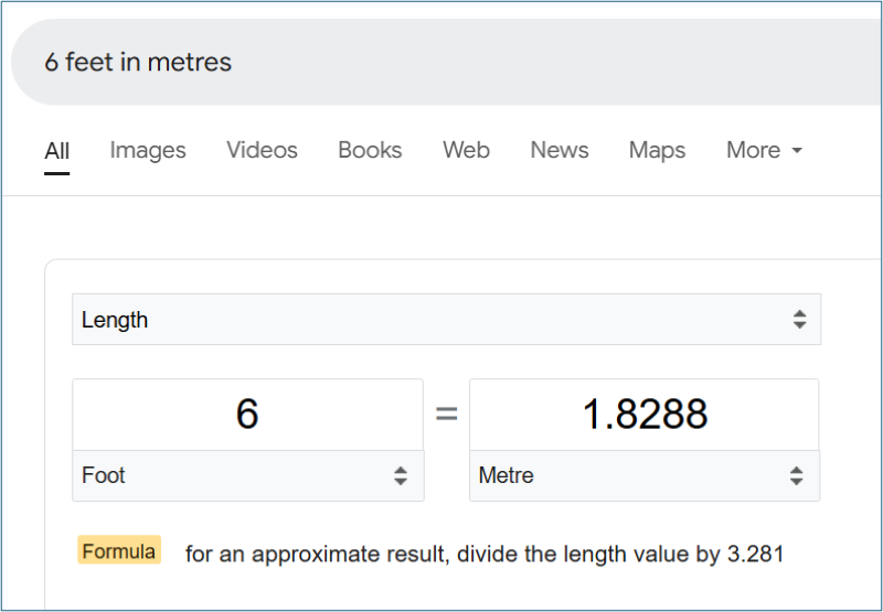 Direct answer box example